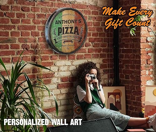 Vista 329 de THOUSAND OAKS BARREL CO. Personaliza el letrero de un cuarto de barril con cócteles de gato negro, barril de vino hecho de madera de roble de alta