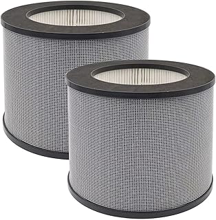 TT-AP006 HEPA Replacement Filter Compatible with TaoTronics TT-AP006 Air Purifier, 3-in-1 H13 True HEPA and Activated Carbon Filter for Home, 2 Pack