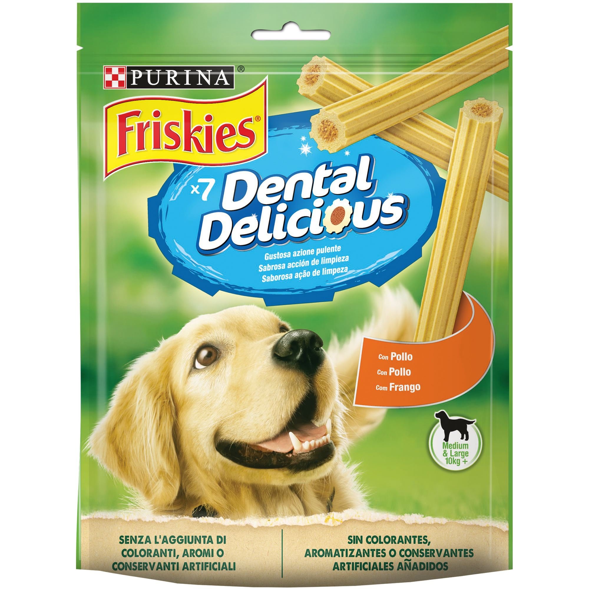Purina - Friskies Dental Delicious with Chicken for Medium and Large Dog