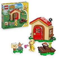 LEGO Animal Crossing La Casetta di Dora – Giocattolo con Minifigure, Pianoforte, Tavolo da Picnic, Accessori e Cibo – Regalo per Gamer, Bambine, Bambini e Fan da 6 Anni in su – 77058