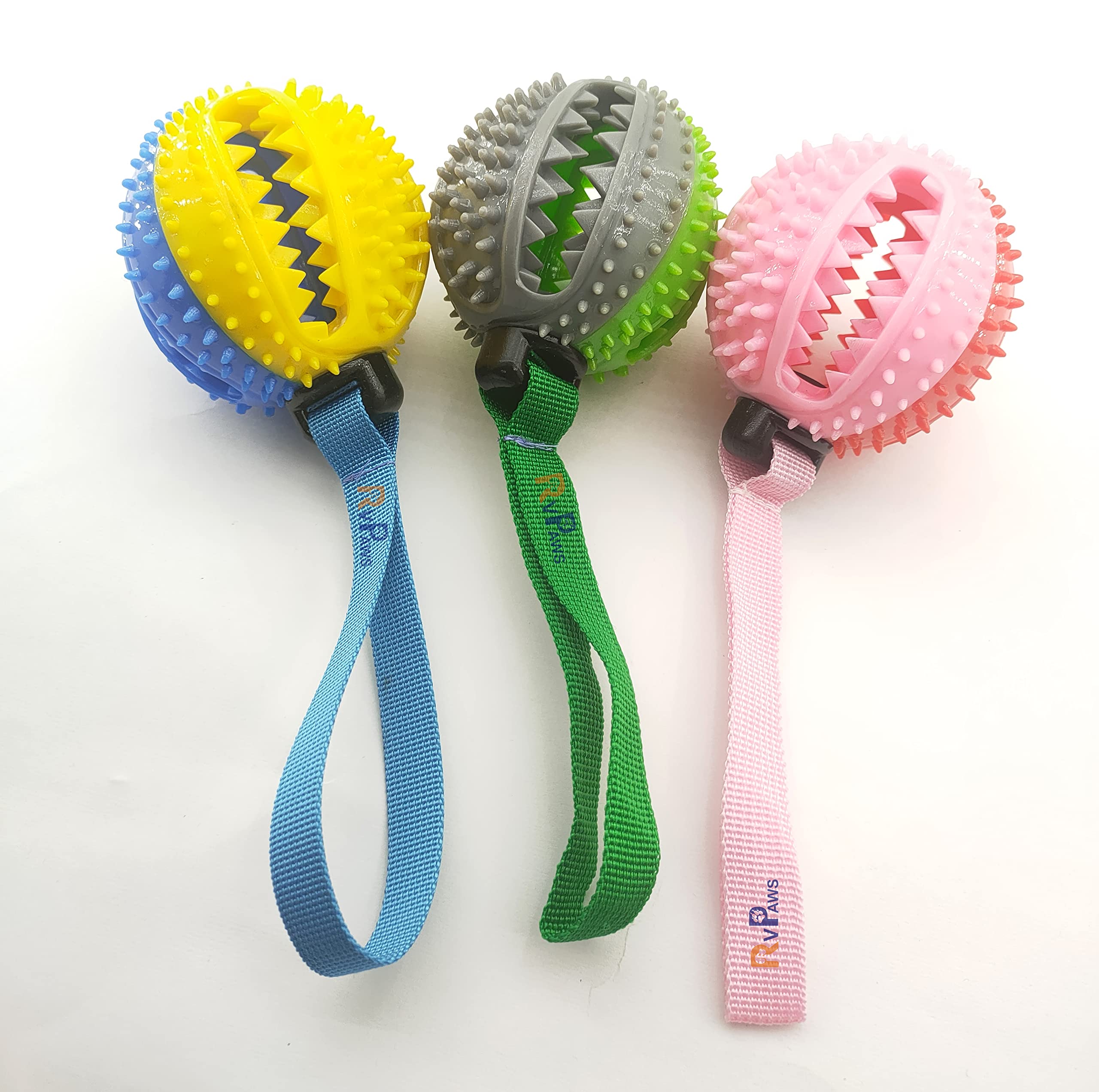 Grow Rich Pupus&Pets Dog Teething Toys Ball Nontoxic Durable Dog Iq Puzzle Chew Toys For Puppy Small Large Dog Teeth Cleaning/Chewing/Playing/Treat Dispensing Dog Toys-Pack Of -1 (B0BDYLHVKV) Amazon Price History, Amazon Price Tracker