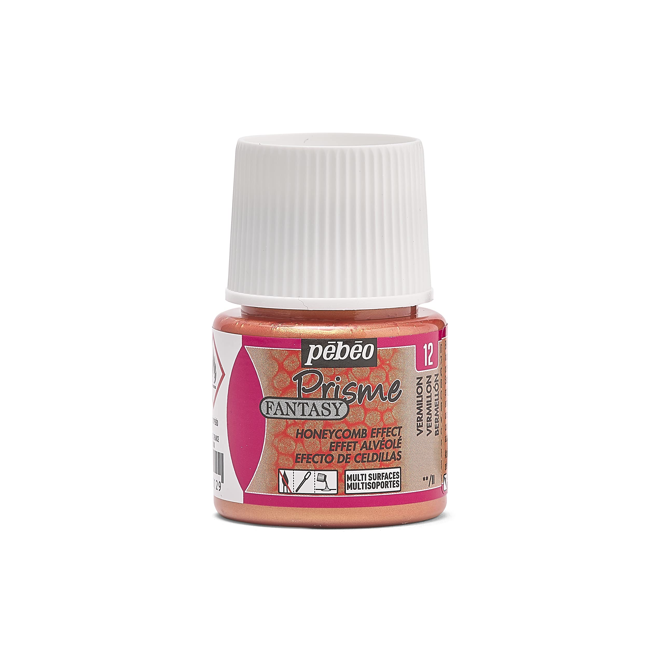 Pebeo-Fantasy Prisme, 45 Ml, Colore: Rosso Vermiglio-image