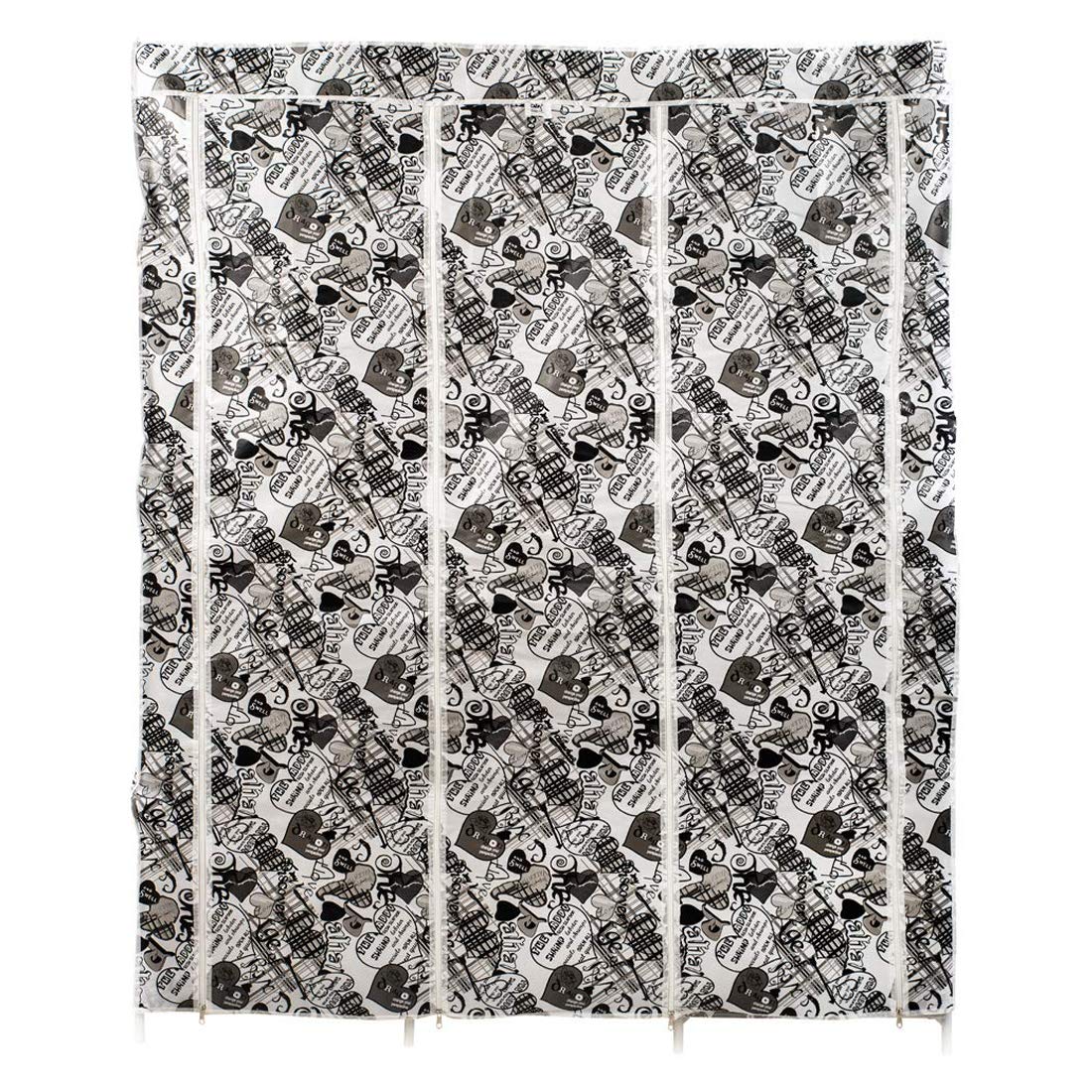 GTC® Foldable Wardrobe 6+2 Racks 125X43X165 cm (88130-1) Storage Unit offers donot miss 3 GTC® Foldable Wardrobe 6+2 Racks 125X43X165 cm (88130-1) Storage Unit offers donot miss