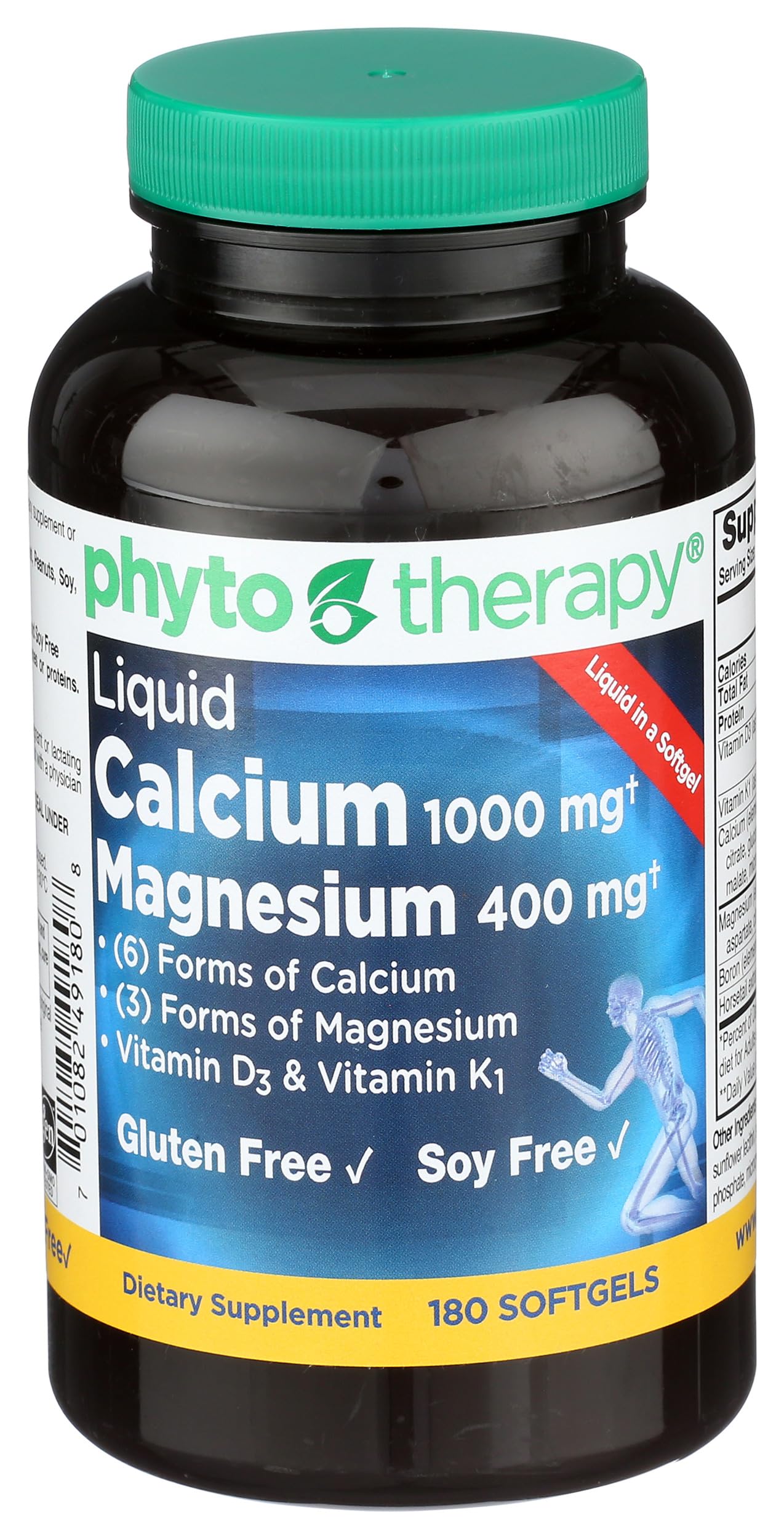 Liquid Calcium with Magnesium Softgels, 1000 mg, 180 Count