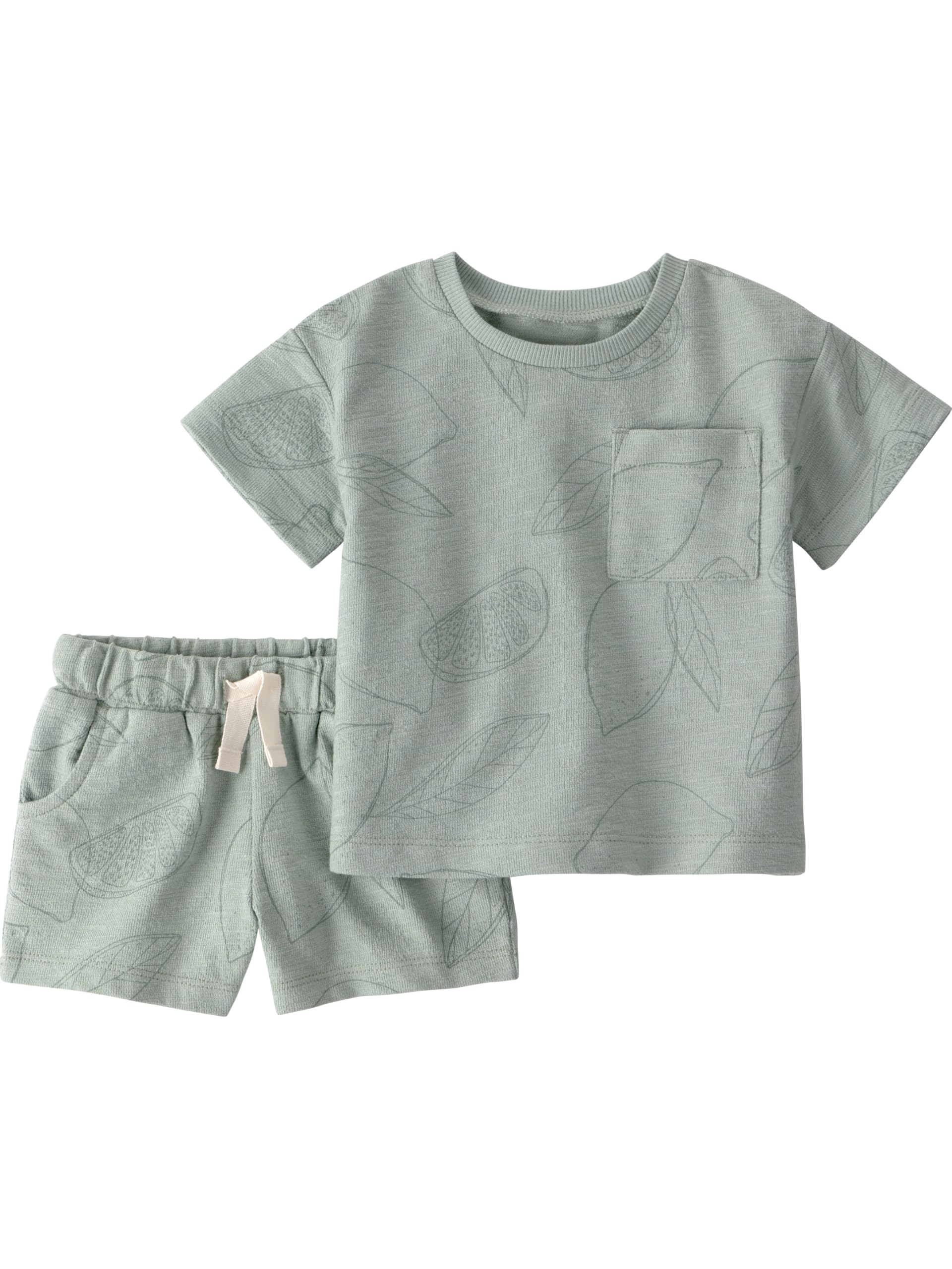 little planet by carter's Unisex Baby 2-piece Shorts Set Made With Organic Cotton