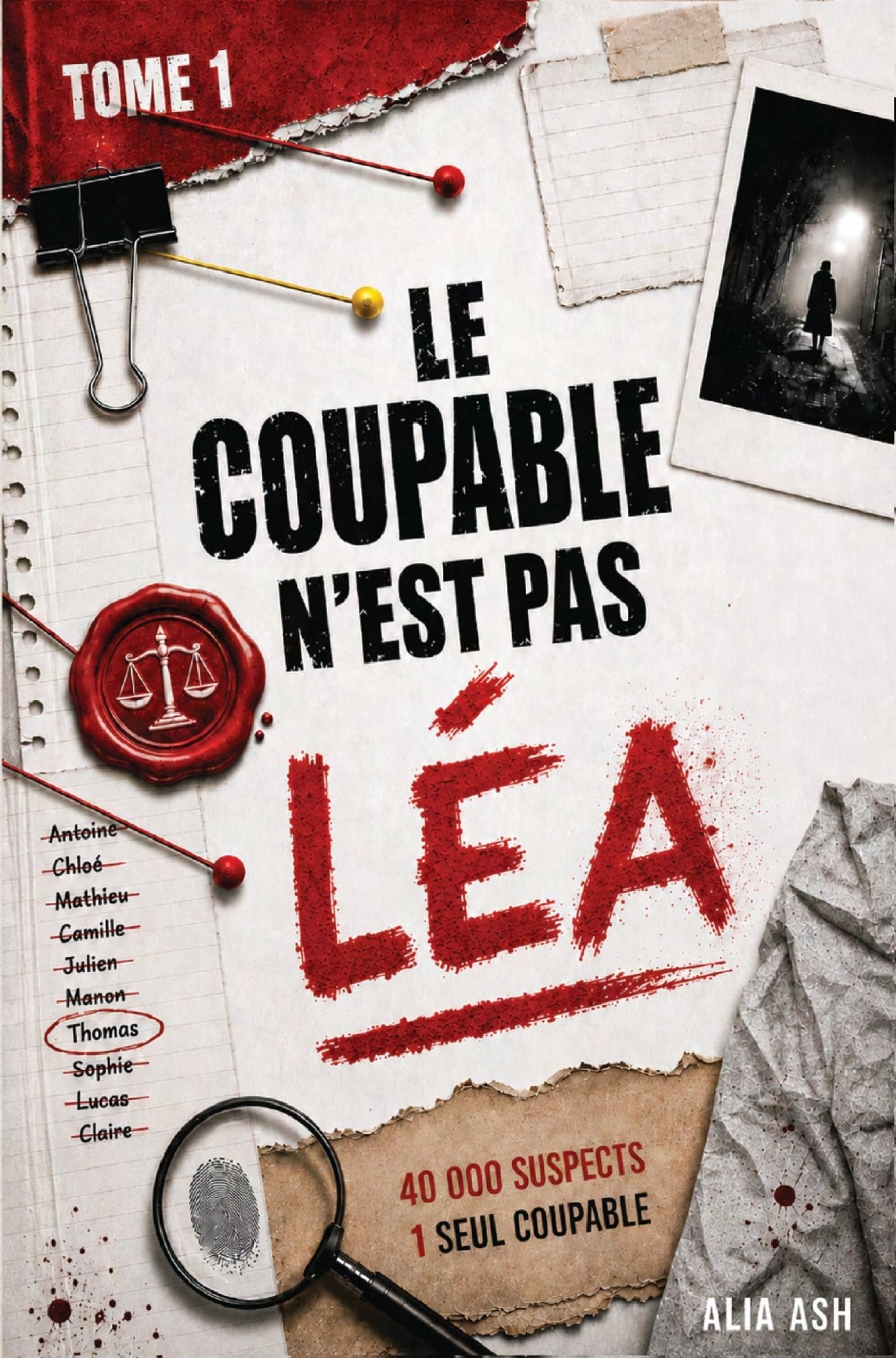 Le coupable n’est pas Léa: Un défi de mystère déductif avec 30 000 suspects, 13 indices et un vrai tueur - Jeu d'enquête et de déduction logique