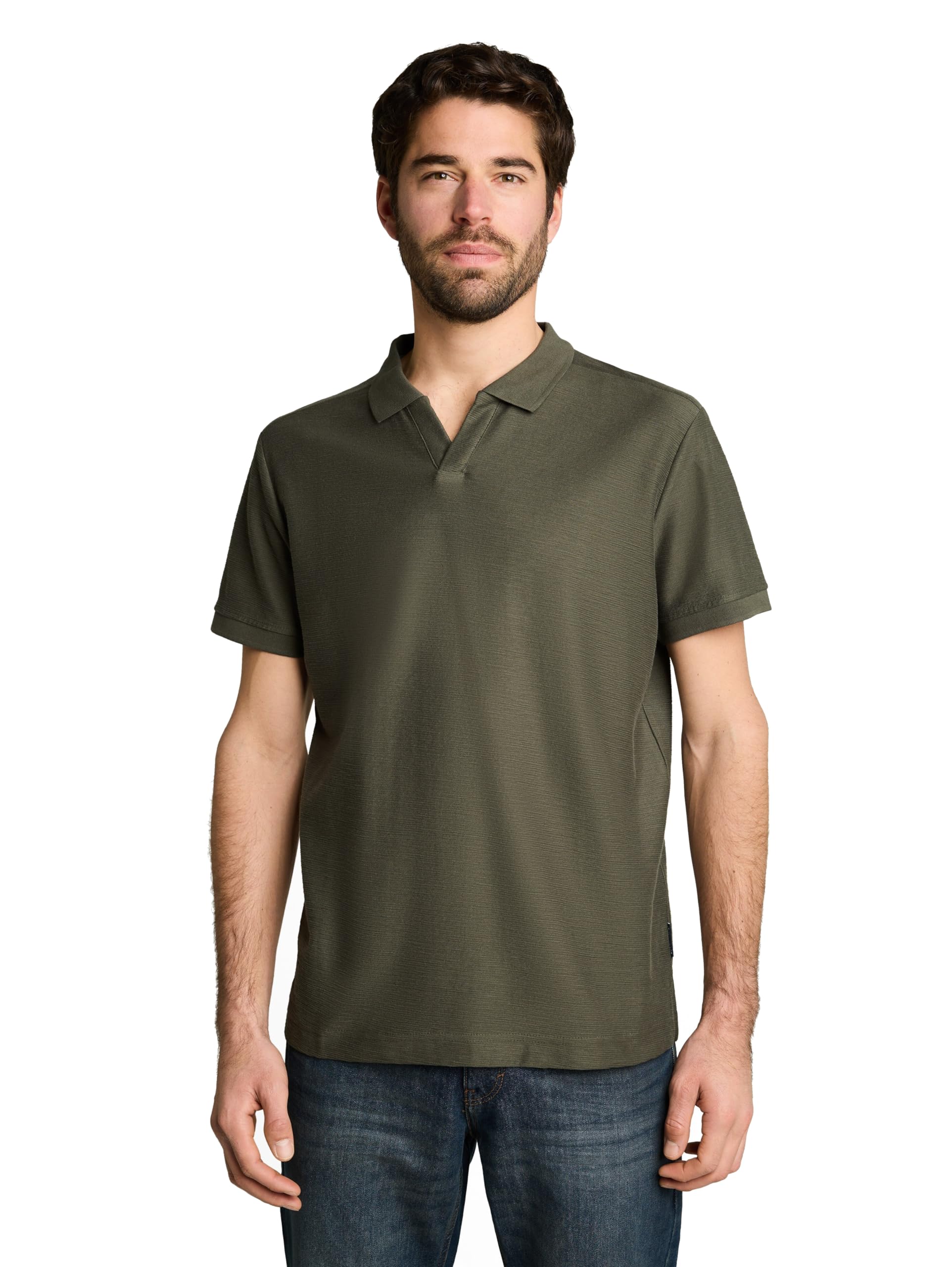 Tom Tailor Herren 1051182 Poloshirt mit Ottoman-Struktur