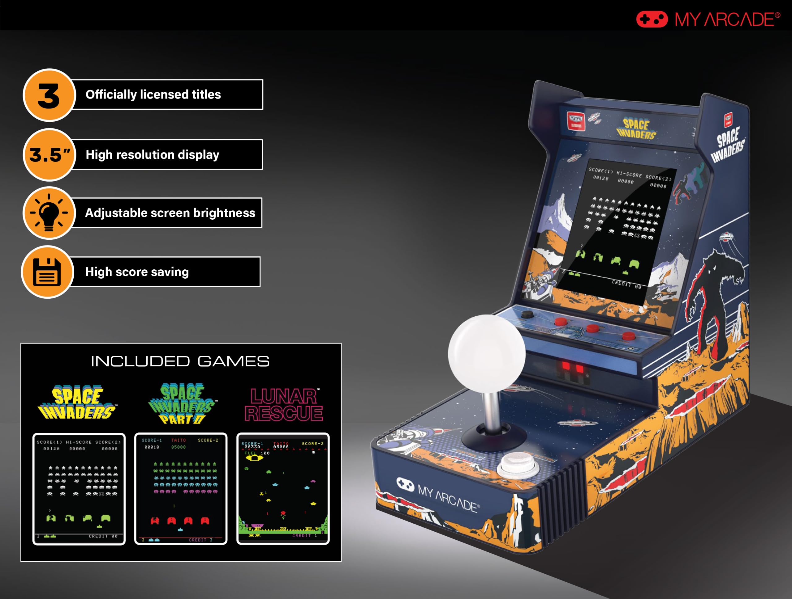 Amazon | スペースインベーダージョイスティックゲーム、マイ