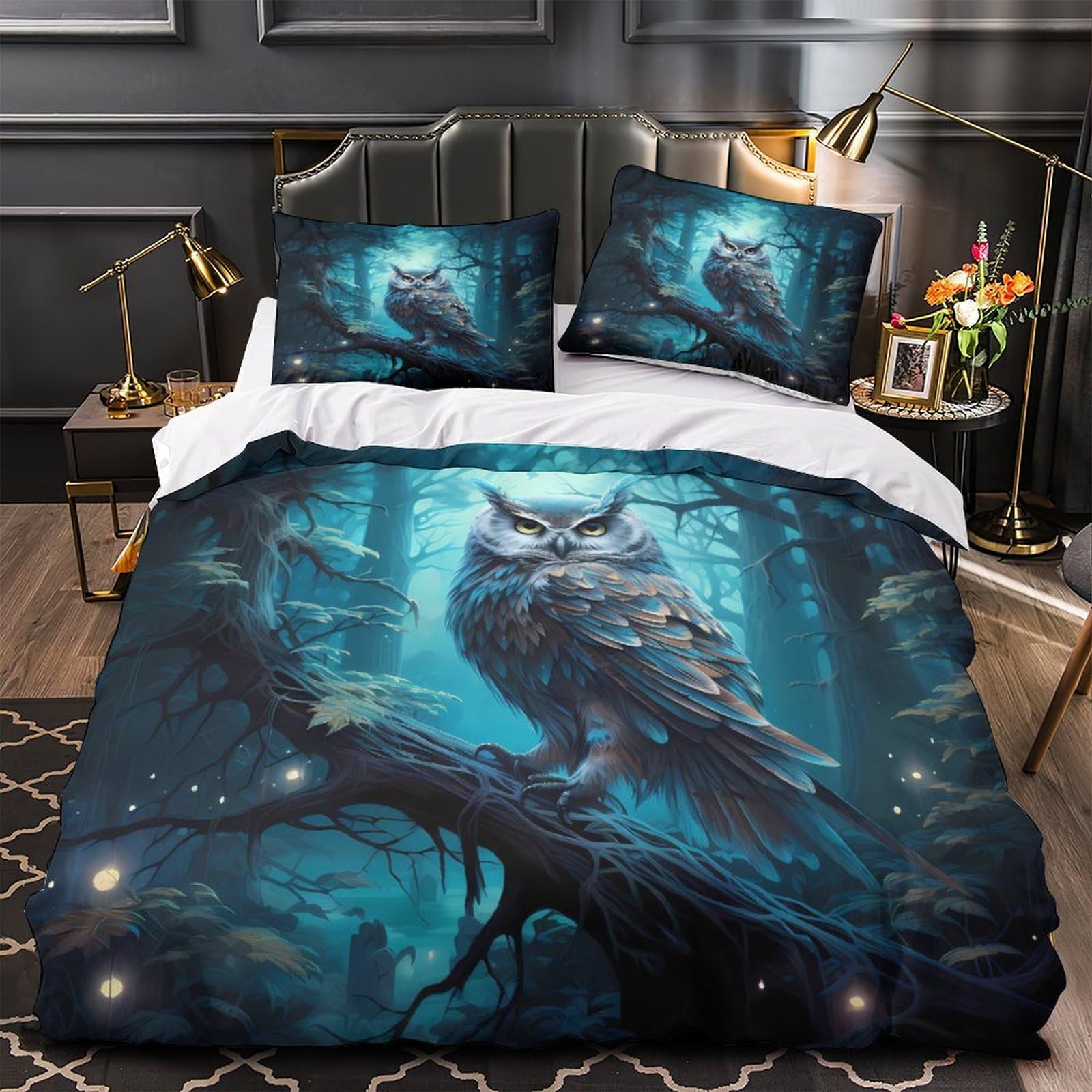 Housse de couette respirante et hypoallergénique avec fermeture éclair 140x200