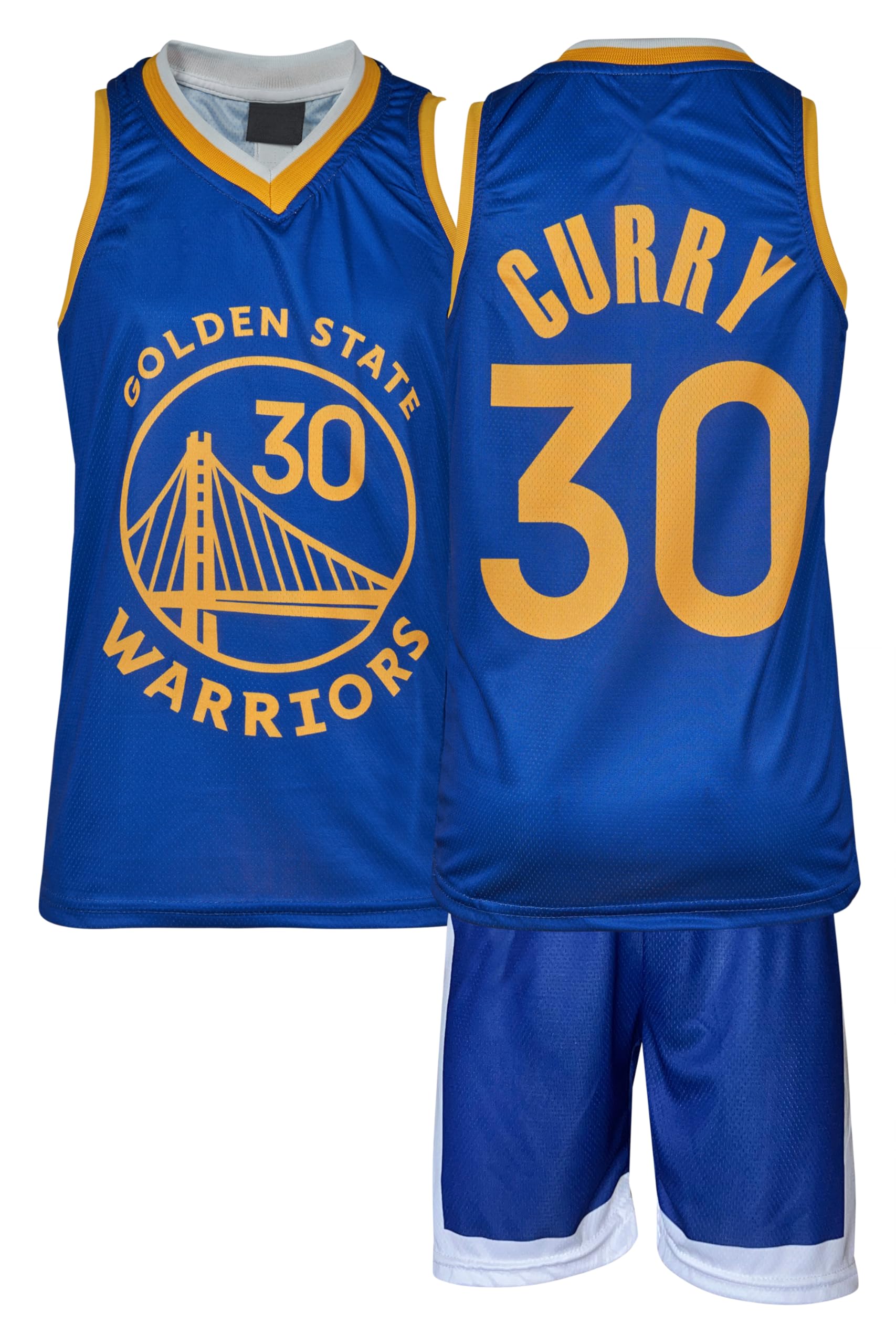 Warriors Stephen Curry - Maillot infantil de baloncesto, color negro y azul
