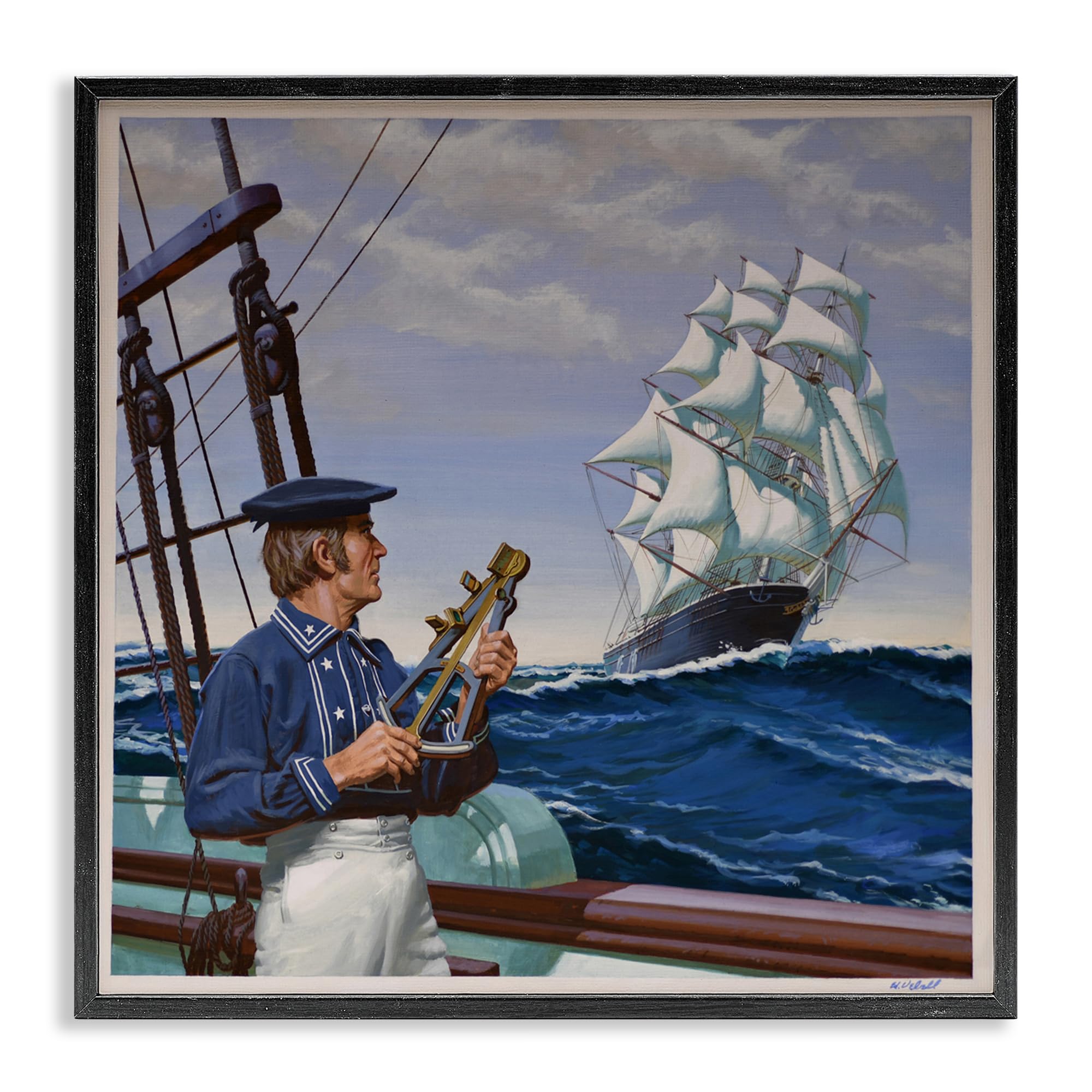 'Flying Cloud Sailing Ship'| Framed Giclee Art