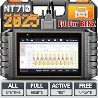 Foxwell NT710 Ferramenta de Varredura Bidirecional, Scanner de Diagnóstico Completo do Sistema, Serviços de Redefinição Múltipla,OBD2 Scanner Automotivo