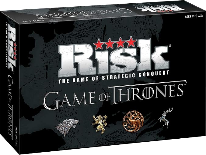 USAOPOLY Risk Themed Game of Thrones Strategy Board Game |for Game of Thrones Fans | Official Merchandise | Based on The TV Show on HBO, Orignal Color