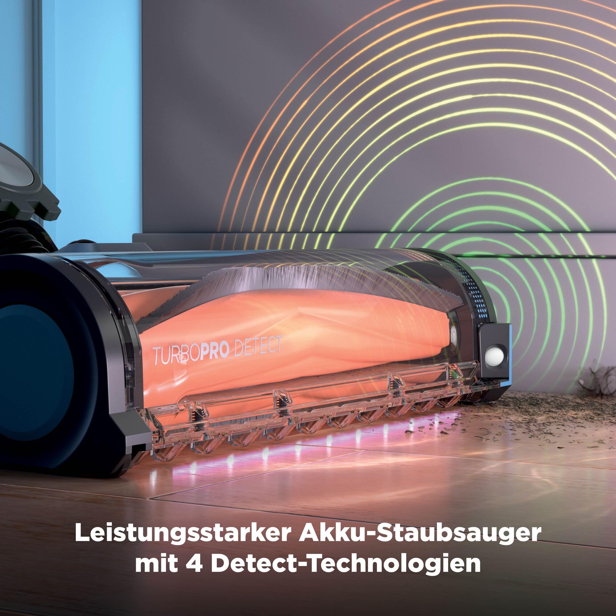 Shark Detect Speed Clean & Empty Pet Pro Akku-Staubsauger, Reverse Clean, bis zu 60 Minuten Laufzeit, inklusive selbstentleerender Ladestation und Tierhaaraufsatz, Salbeigrau IA3243EUT