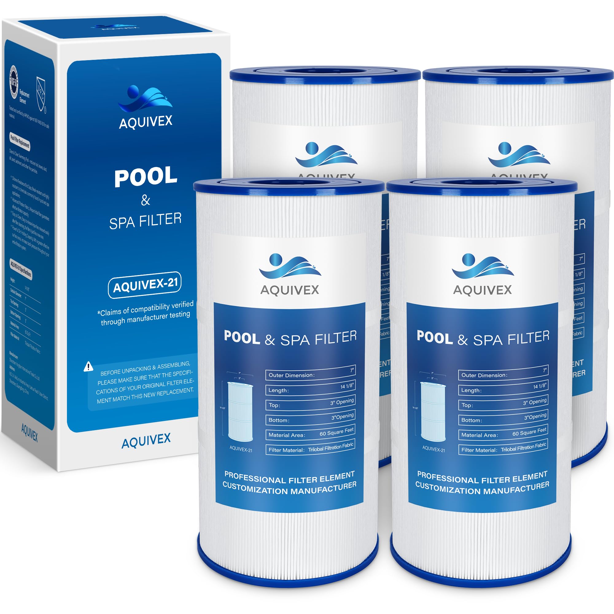 Photo 1 of CCP240 Pool Filter Cartridge Fits Pentair Clean Clear Plus 240,160310
