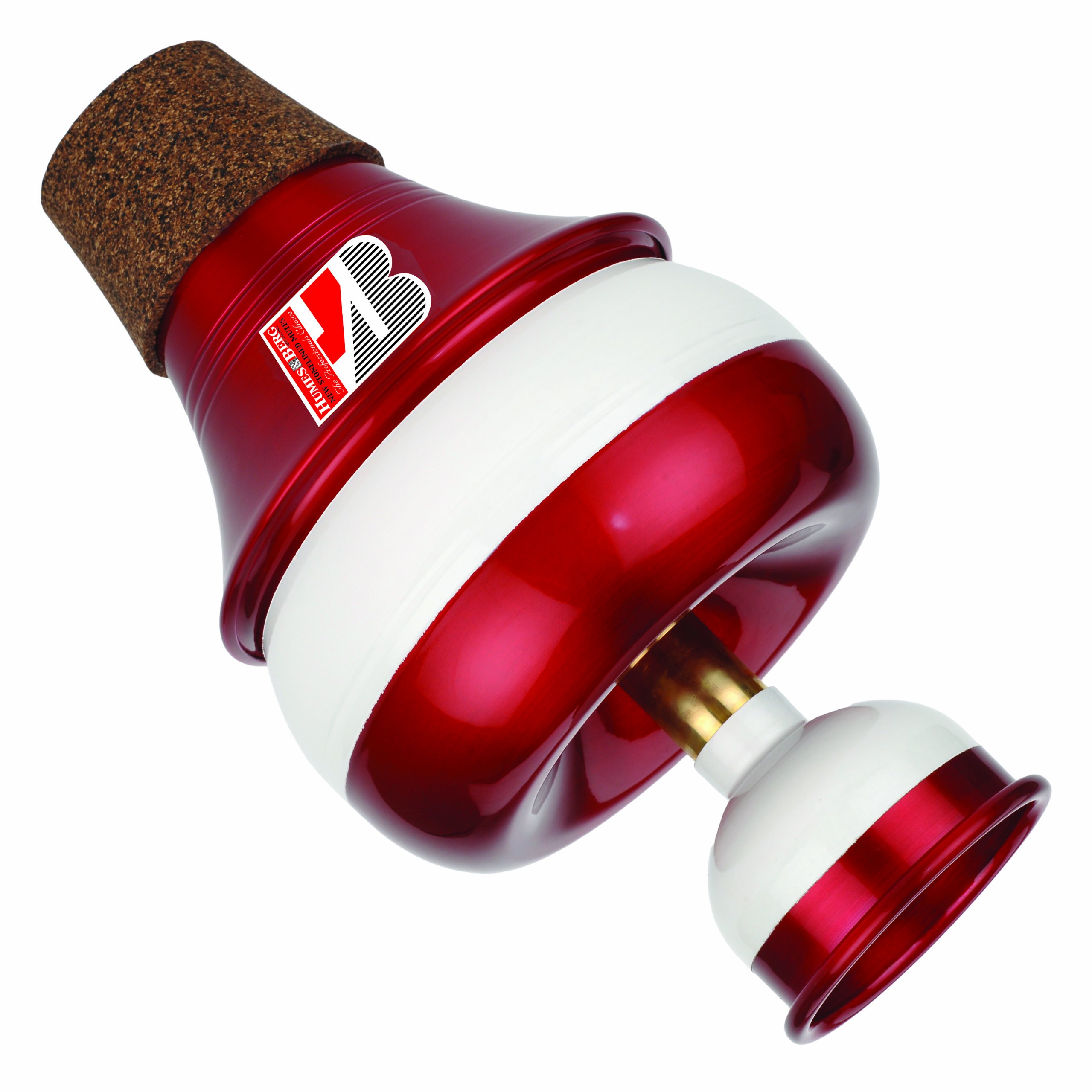 Humes & Berg Mute New Stone Lined Swish Wha 267 Trombone, Red / White, Posaune