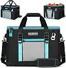 INSMEER Large Cool Bag 50L, Insulated Cooler Bag 80 Cans Foldable/Collapsible/Leakproof with Opener&Removable Shoulder Strap, Thermal Bag Cool Box for Camping Beach Picnic Family Shopping, 4 People