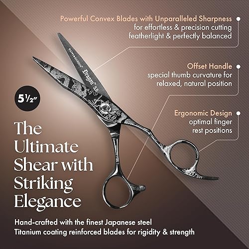 Miniatura 3 de Olivia Garden Dragon Professional Hairdressing Shear and Thinner Intro Case