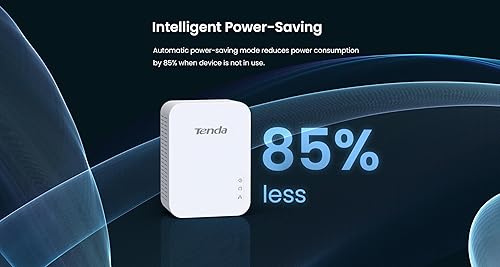 Vista 24 de Tenda Extensor WiFi 6, AX3000 Amplificador de señal WiFi de doble banda con puerto Gigabit Ethernet, extensor de Internet doméstico, amplificador