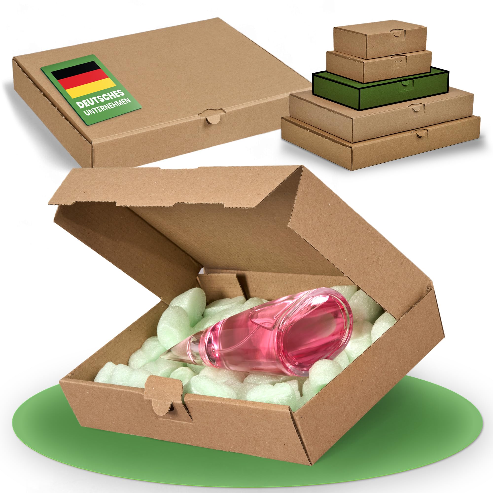 Set Da 5 Scatole Di Cartone Ondulato 70x40x40 Cm Per Trasloco E Spedizioni – Leggere, Resistenti E Made In Italy