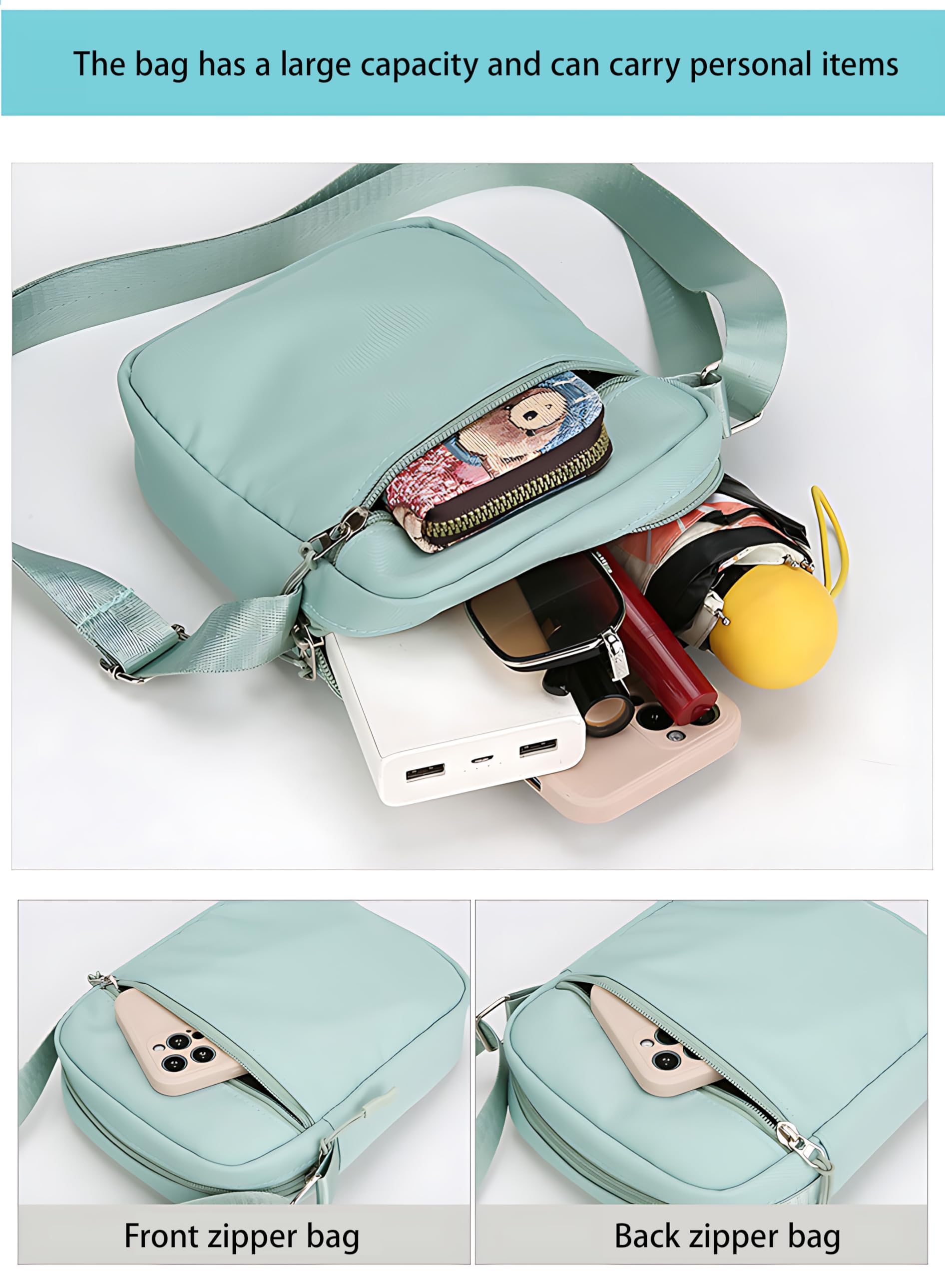 For Demon Hunters mini crossbody bag, For Korean idol,also a shoulder bag, features a cartoon pattern design. (pink)