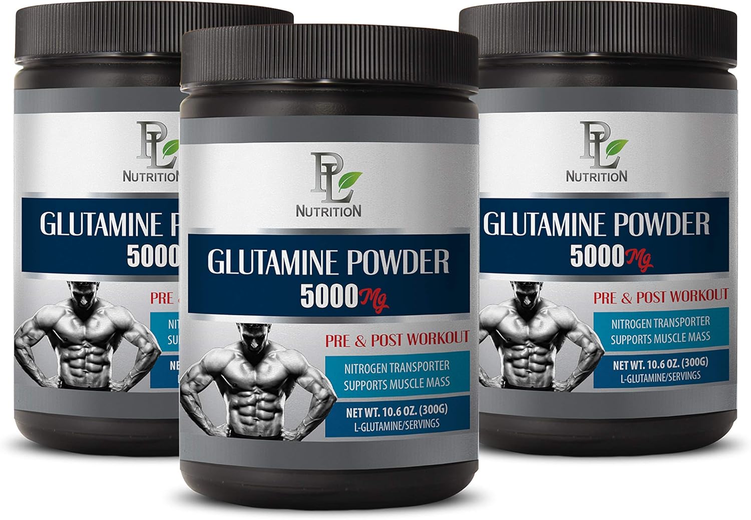 PL NUTRITION preWorkout All Natural LGLUTAMINE Powder