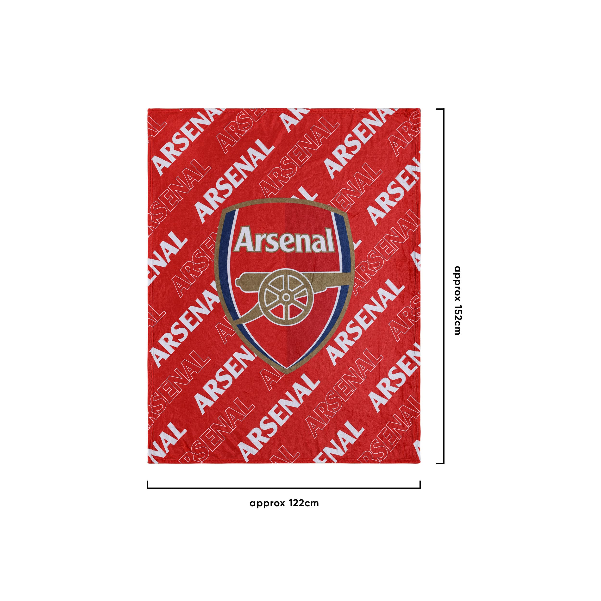 Arsenal FC EPL Supreme Slumber Plüsch-Tagesdecke