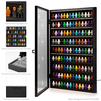 Amazon.com: TITAWU Minifigure Display Case with LED Light