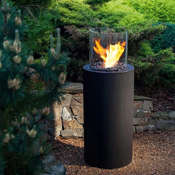 YITIE Bio Ethanol Kamin Ventless (3 Liter) Sicheres Brennsystem, PVD