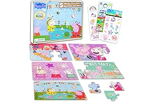 Nick Shop Peppa Pig Puzzle Set for Kids - Peppa Pig Activity Kit
