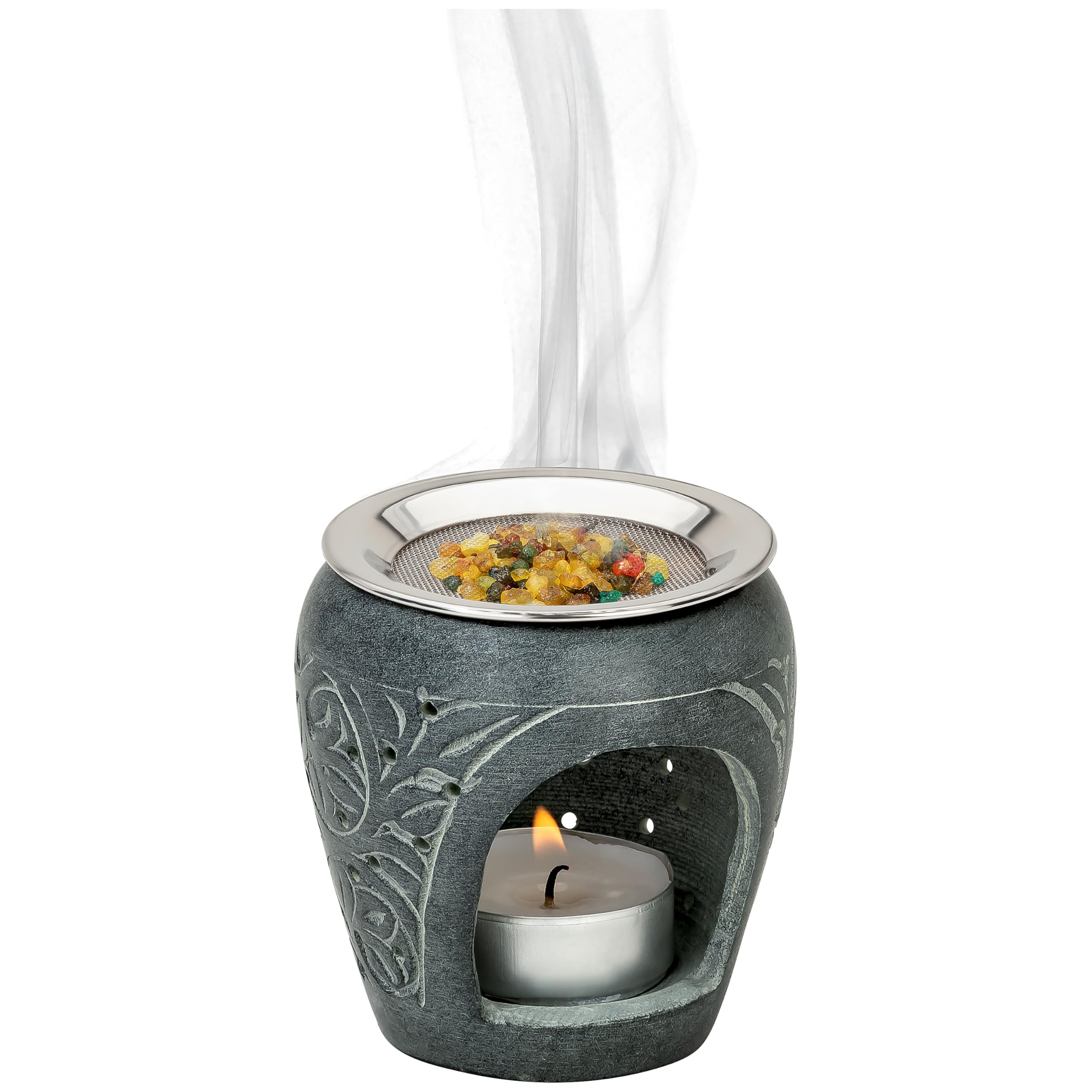 TUBO DI INCENSO Bruciatore Buddista Porta Bastoncino D'incenso