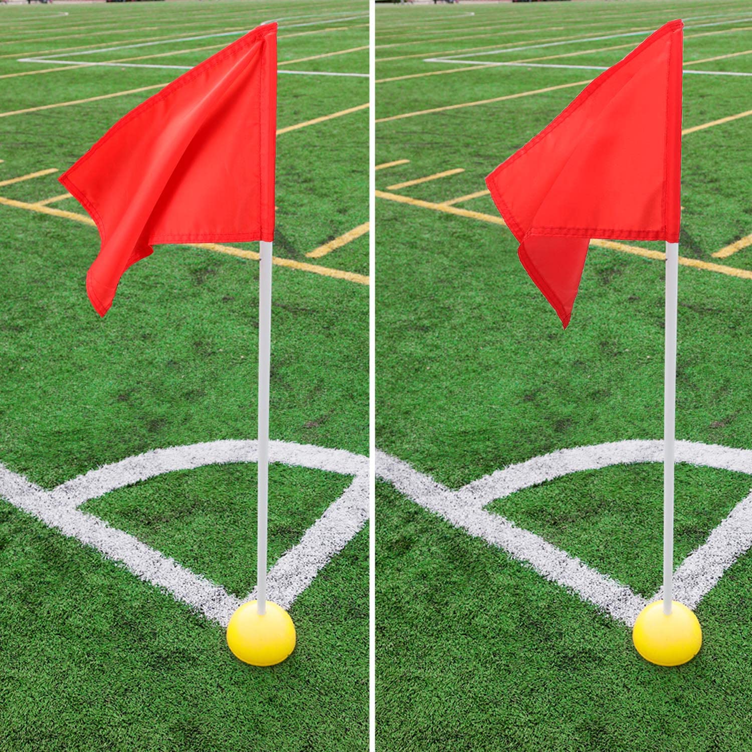 FORZA Spring Loaded Corner Poles \u0026 Flags | FORZA Goal, image size:1500x1500