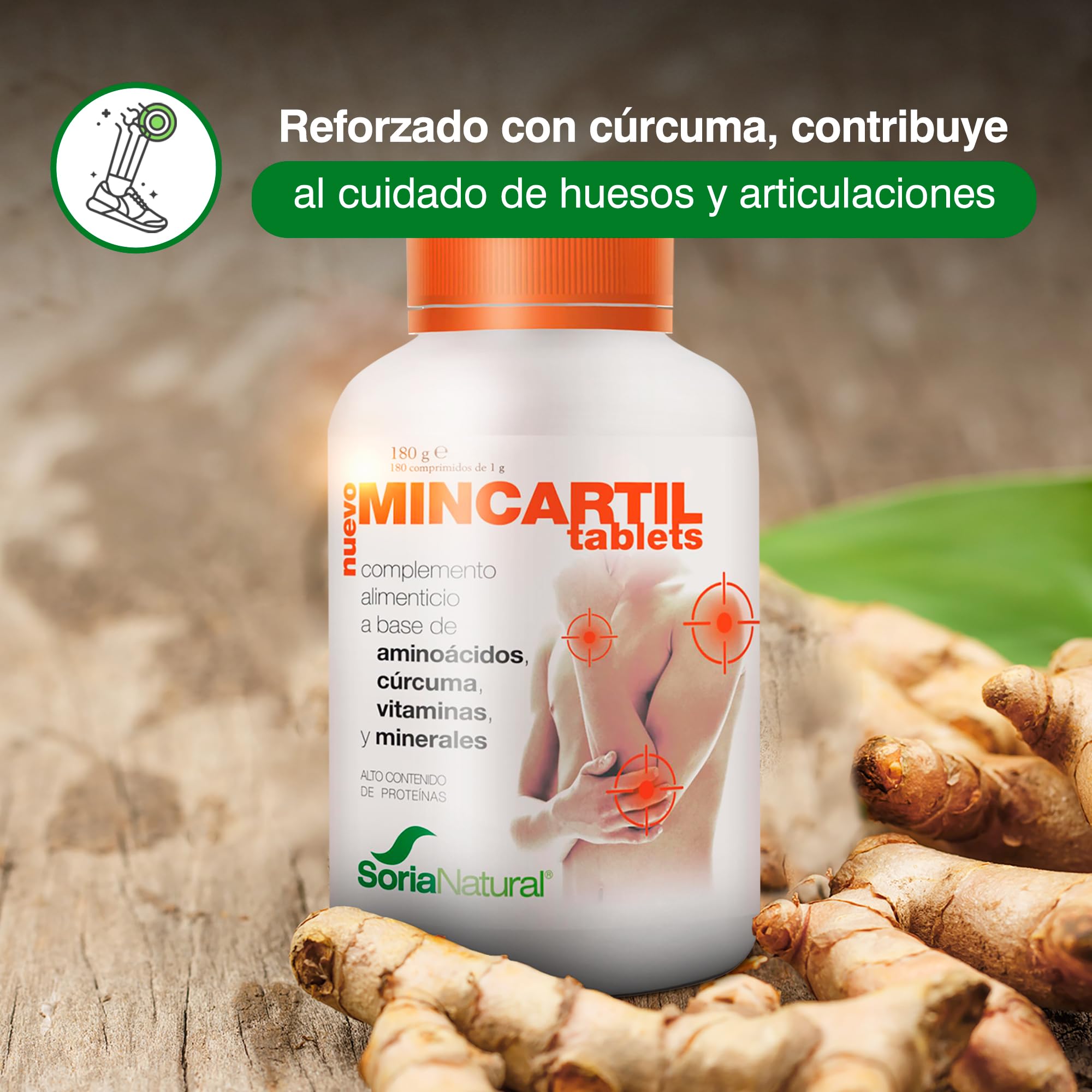 Soria Natural MINCARTIL REFORZADO COMP 180 COMP (Paquete de 2)