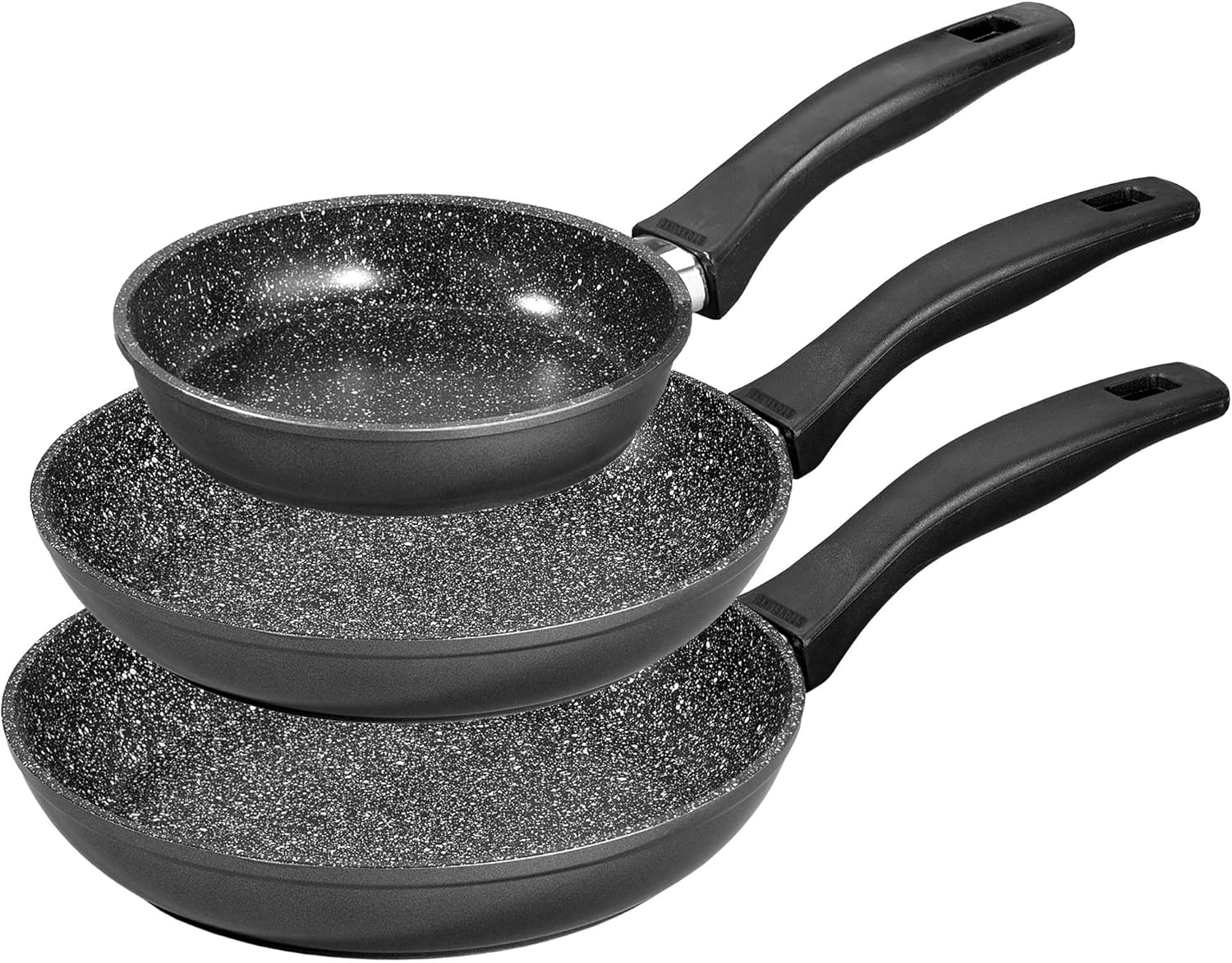 STONELINE Pan Set (Set of 3), Anthracite