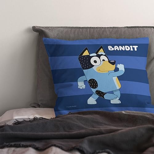 Miniatura 3 de Northwest Almohada Bluey, 18" x 18", Roll Call Bandit