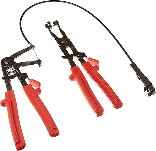 Mayhew Pro 28655 - Juego de alicates para abrazaderas de manguera, 2 piezas, color rojo
