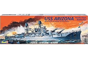 Level 4 Model Kit USS Arizona Pacific Fleet Battleship Memorial to The...