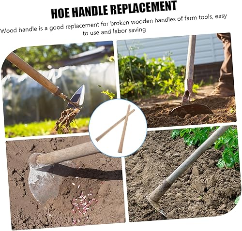 Miniatura 7 de Yardwe Mango de madera maciza, mango de martillo de trineo, mango de madera, mango de hacha, mango de repuesto, mango de madera, mango de pala,