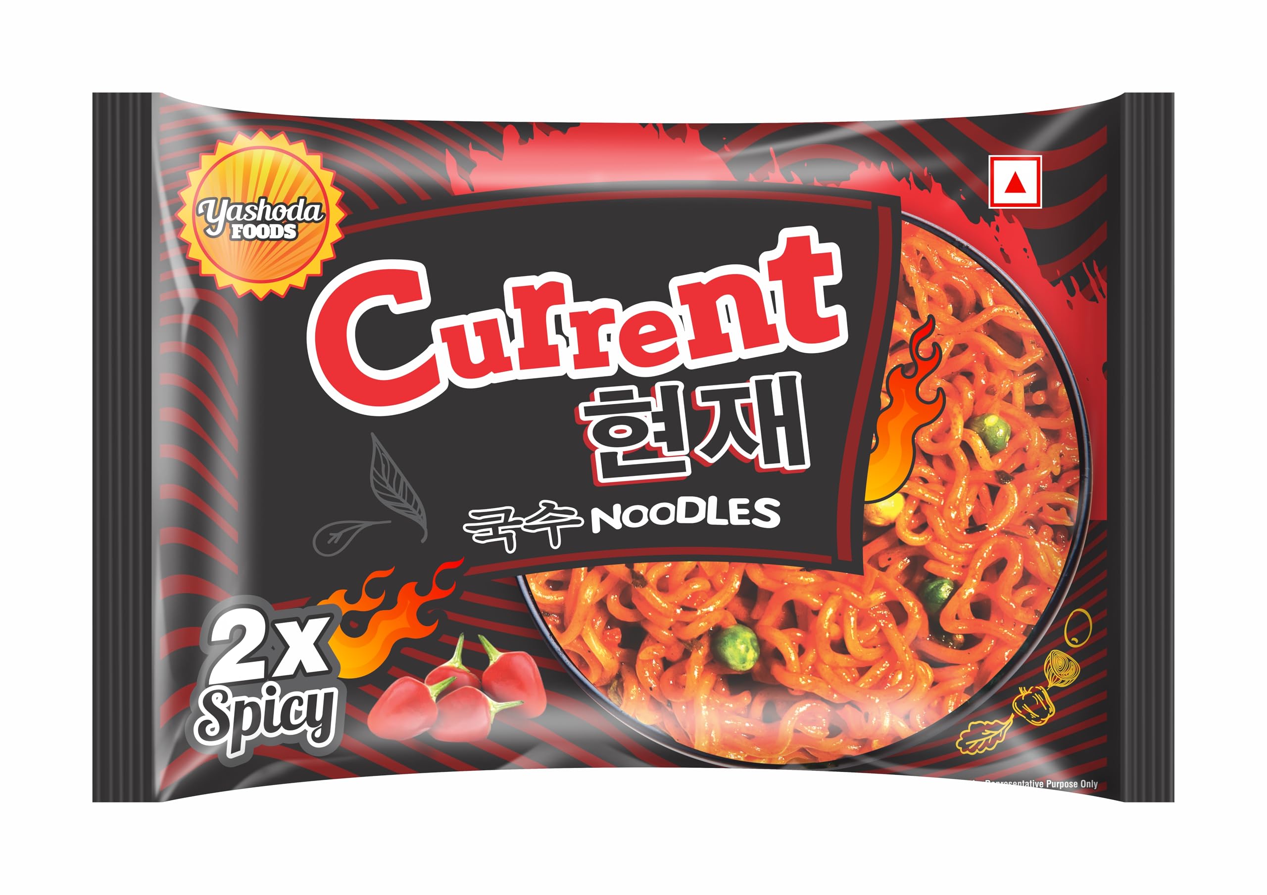 Current 2X Spicy Noodles – Pack of 5 (100g Each, 500g Total