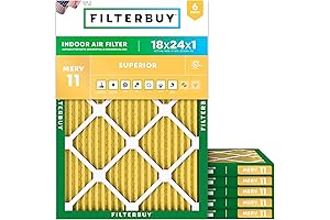 Filterbuy 18x24x1 Air Filter 6-Pack: Affordable Protection for Your Indoor Air Quality