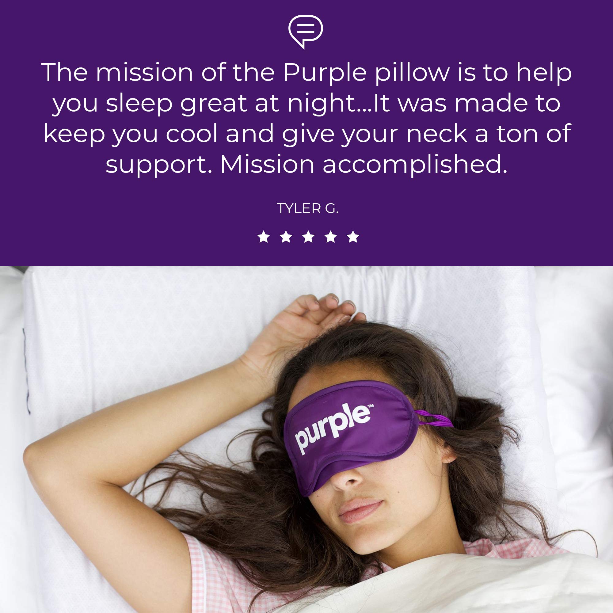 purple pillow booster missing