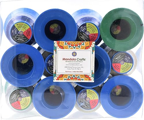 Miniatura 467 de Mandala Crafts Hilos de coser resistentes de nailon consolidado, hilo para tejer jeans de cuero, hilos de tapicería marina al aire libre, Beige