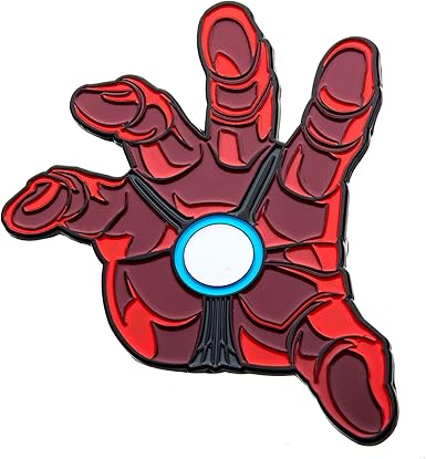 Amazon Com Marvel Iron Man Hand Glow In The Dark Lapel Pin Clothing Shoes Jewelry