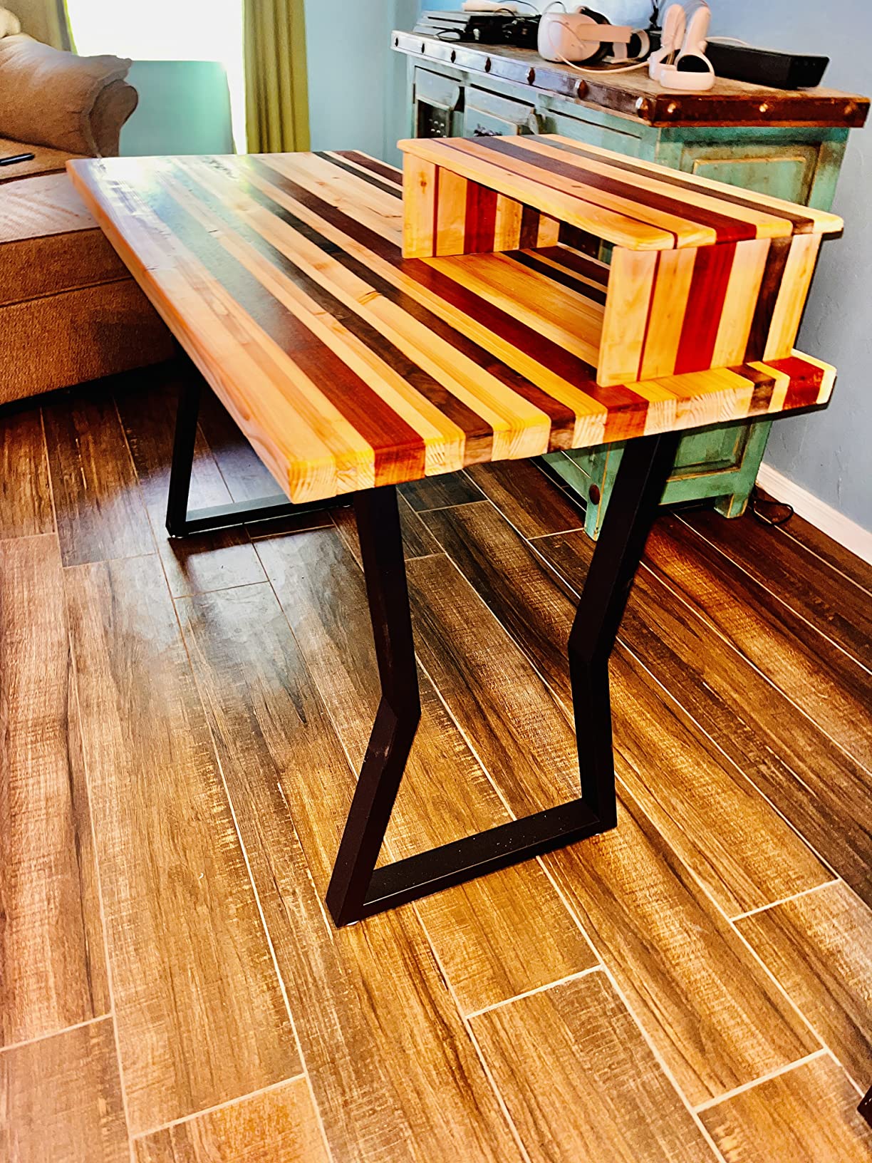 8/mo Finance Luffioner 16” Bench Legs ,Metal Table Legs Heavy Duty