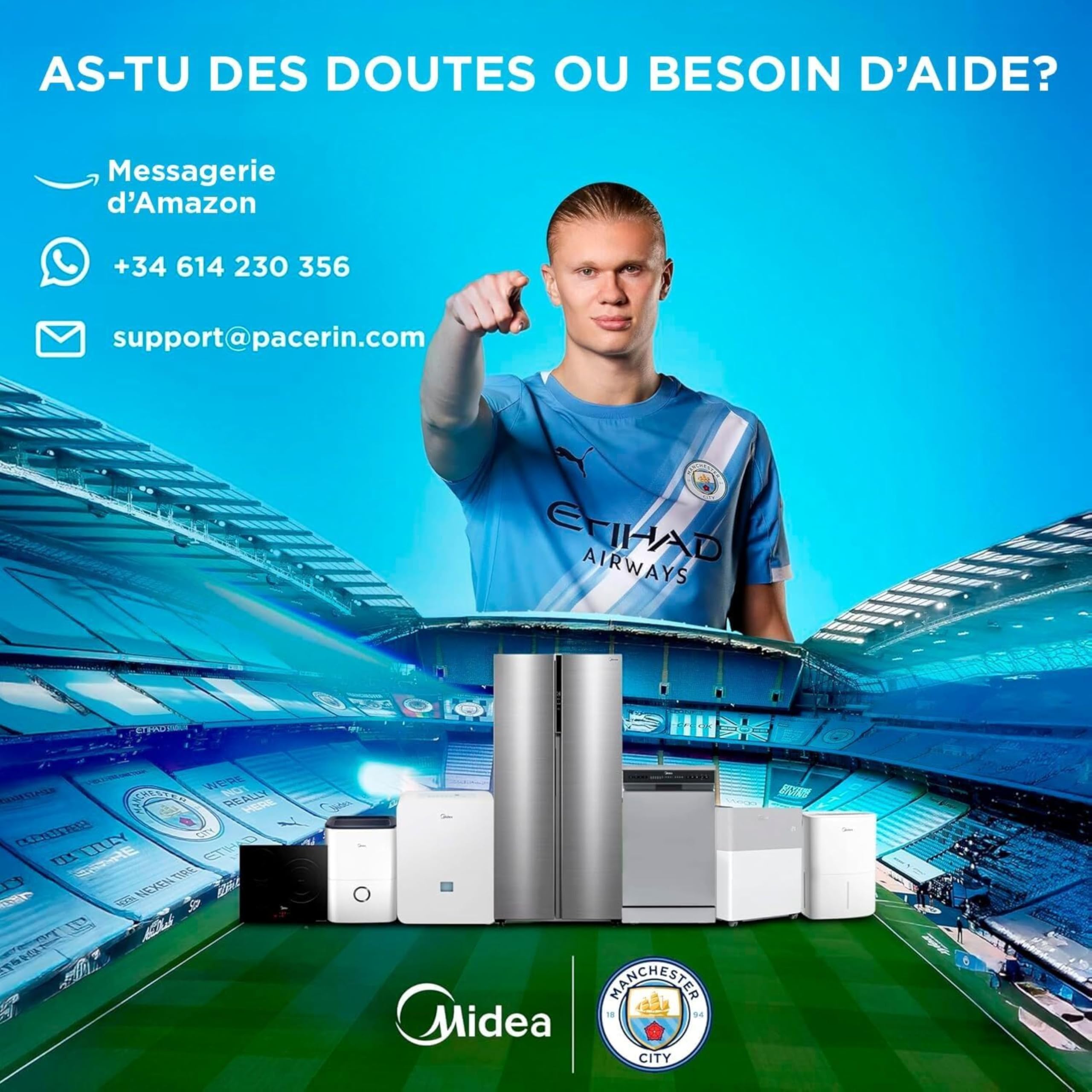 MIDEA Climatiseur PortaSplit Mobile Silencieux 4-in-1| 12000 BTU | Chauffage et Climatisation Portable Prêt à Poser 3,5kW- Clim Mobile avec rafraîchisseur, déshumidificateur, chauffage,ventilateur