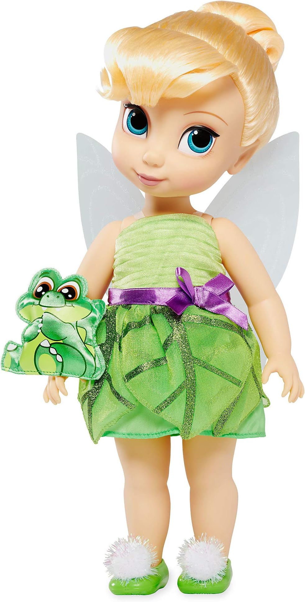 Disney Store Animators' Collection Tinker Bell Doll - Peter Pan - 16 Inch, Molded Details, Fully Posable Toy in Satin Dress - Suitable for Ages 3+ Toy Figure