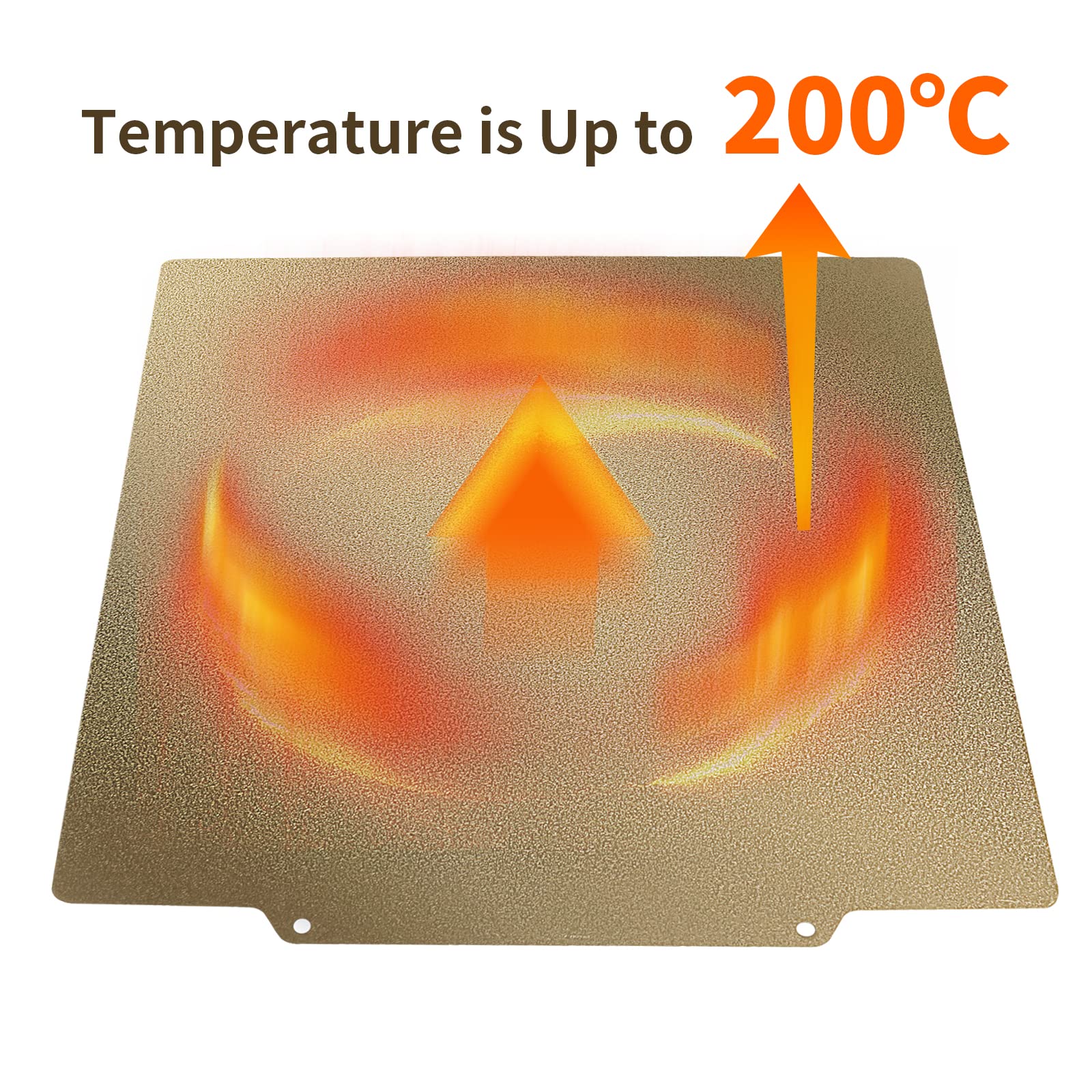 IdeaFormer Flexible PEI Texturizado cara cama de acero sin base magnética 220x220mm, Pei Sheet Plataforma de Acero para MK2, MK2A, Anet A8, Anet A6 Impresión 3D
