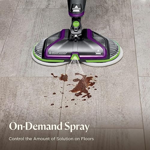 Miniatura 4 de Bissell® Spinwave - Limpiador de suelo duro para mascotas sin cable 18V con toallitas lavables para pisos sellados, 23157