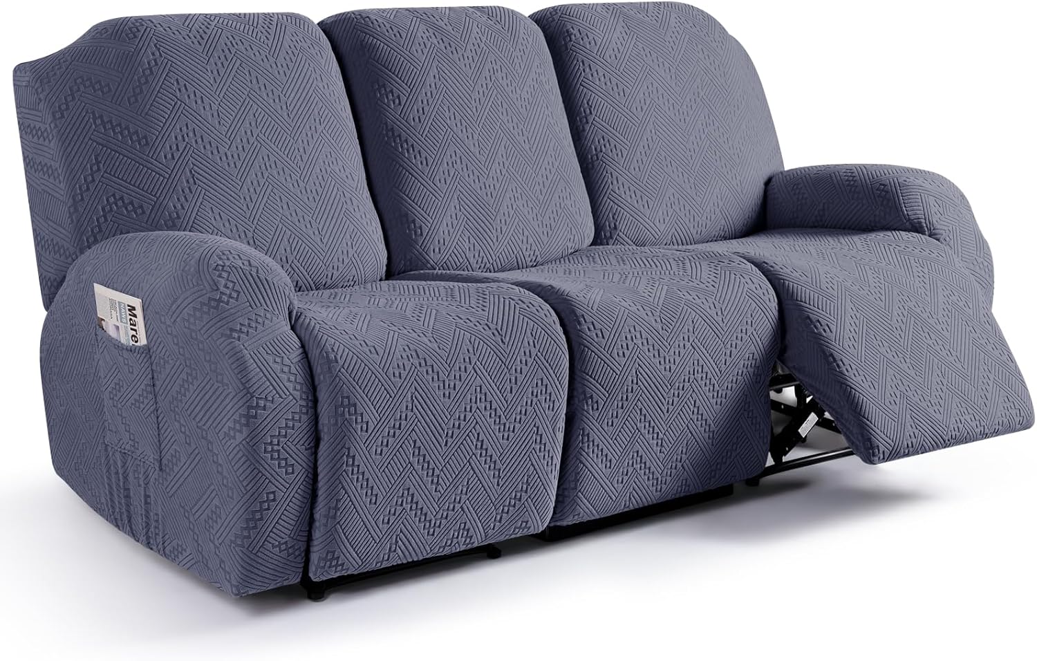 Ruaozz Stretch Recliner Sofa Covers 3Pieces Reclining