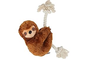 Fringe Studio Dog Toy Sloth Plush Pet